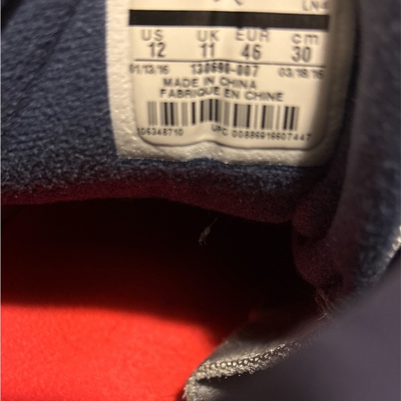 Air Jordan 12 Retro Grey University Blue High-Top Sneakers Shoes 12 - Picture 6 of 7